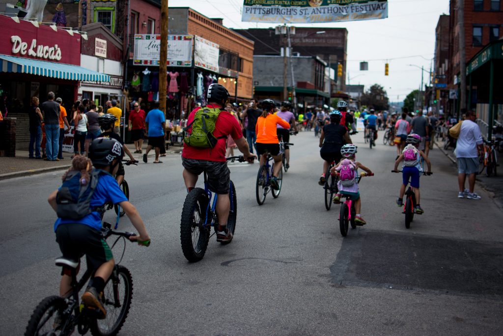 Open Streets Pittsburgh, Photo by RJ Kresock courtesy of Bike Pittsburgh