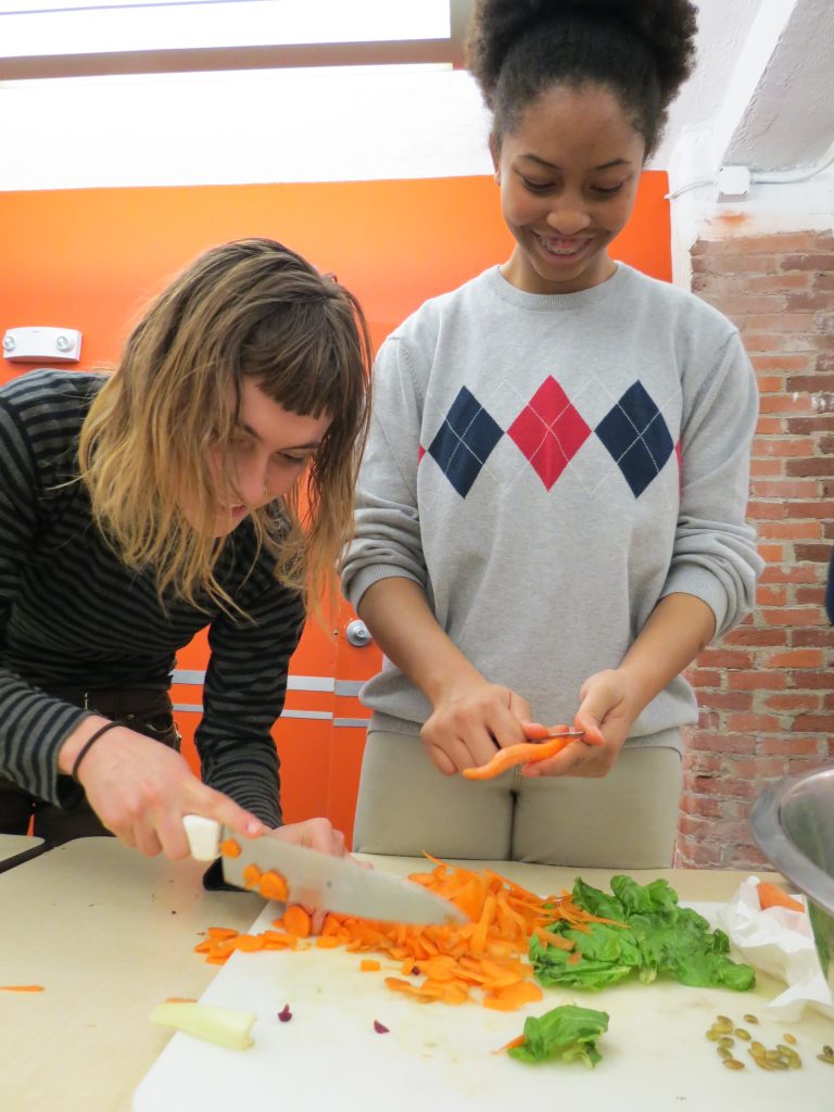 Youth cook workshop at the Children's Museum, Photo courtesy of the Children's Museum of Pittsburgh