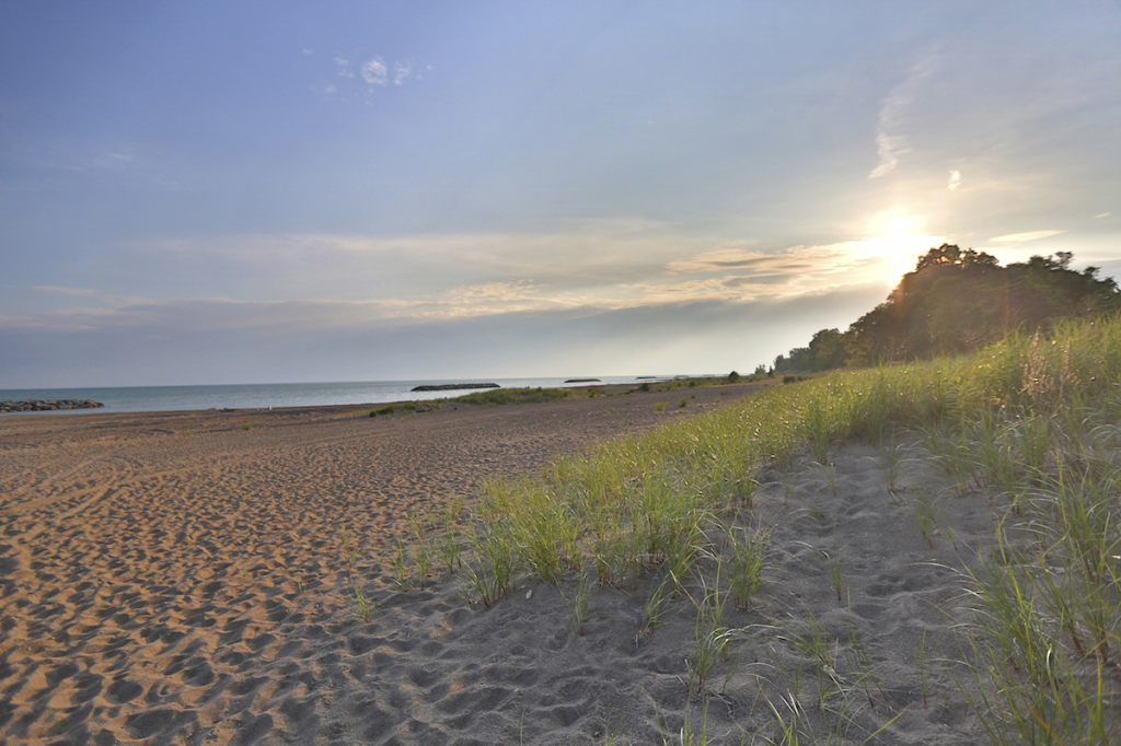 Presque Isle beach, Photo courtesy of Visit Erie